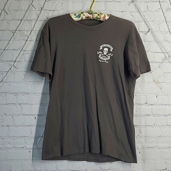 Margaritaville Pirate Pidgeon Forge Tennessee Skull Graphic Print Tshirt Mens M - Picture 6 of 14